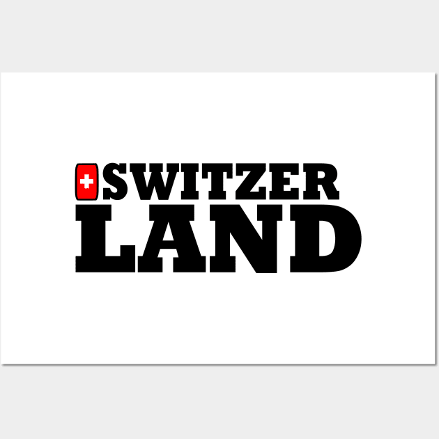 SWITZERLAND Wall Art by Milaino